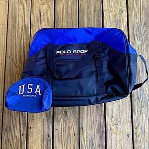 🇺🇸 Polo Ralph Lauren Sport Duffle USA Bag Set